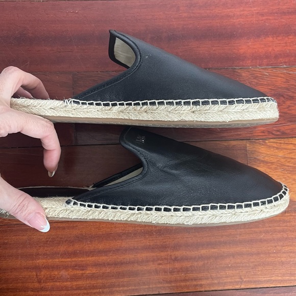 Michael Kors Emilia Slides Mules Black Leather Size 9 - Picture 7 of 11